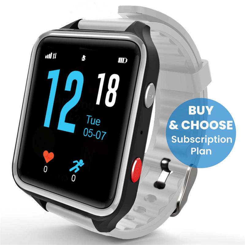 CPR Guardian One Touch SOS Personal Alarm Watch, Simple to Use, No App, No GPS, No Fall Detection (Service Plan Needed)