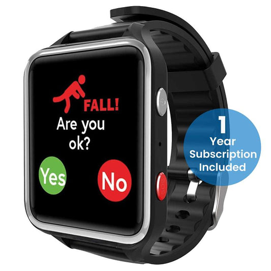 CPR Guardian III - SOS Personal Alarm Watch with Fall Detection and GPS Location Tracking (All-inclusive 1-Year Plan)