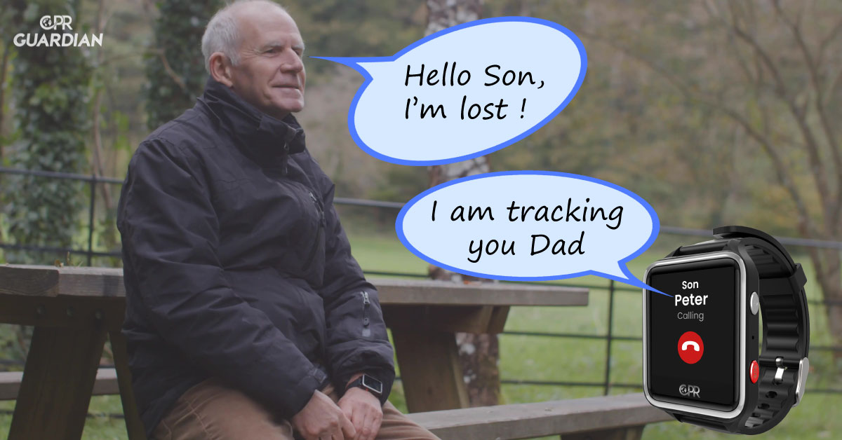 CPR Guardian III - SOS Personal Alarm Watch with Fall Detection and Outdoor GPS Location Tracking (All-inclusive 12-Month Plan)