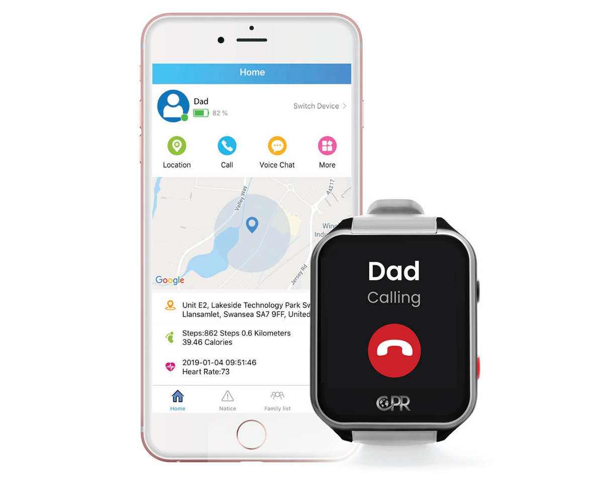 CPR Guardian III SOS Personal Alarm Watch.