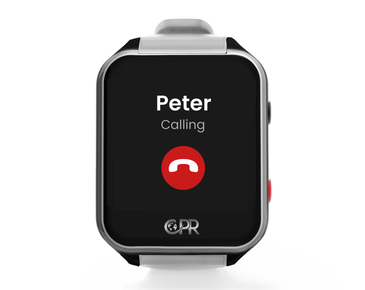 CPR Guardian One Touch SOS Personal Alarm Watch, Simple to Use, No App, No GPS, No Fall Detection (All-inclusive 1-Year Plan)