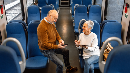 How Can Elderly Parents Safely Use Public Transport or Rideshare Services? 
