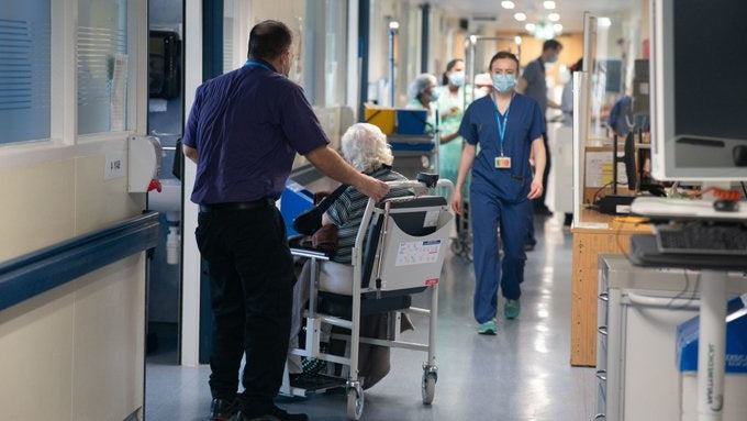 Bed blocking in UK hospitals