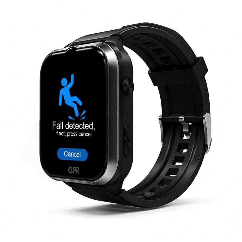 CPR Guardian IV Pro – Advanced SOS Personal Alarm Watch with Fall Detection, 4G GPS Tracking, Two-Way Calling & Health Monitoring (Service Plan Required)