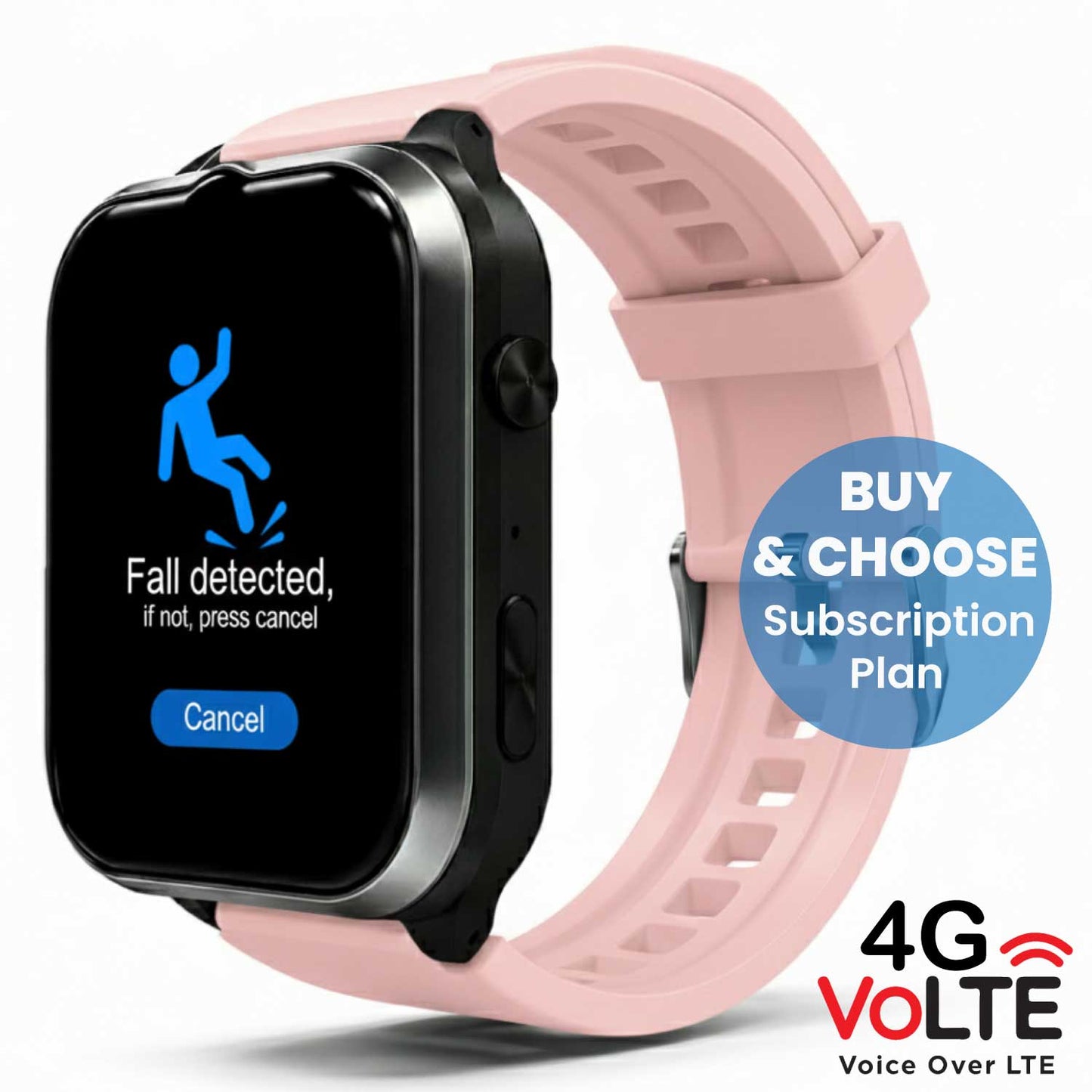 CPR Guardian IV Pro – Advanced SOS Personal Alarm Watch with Fall Detection, 4G GPS Tracking, Two-Way Calling & Health Monitoring (Service Plan Required)