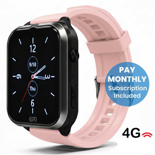 CPR Guardian IV Pro Personal Alarm Watch with Emergency SOS Button, Pinpoint GPS Location Tracking when Outdoors, Two-Way Calling, Health Monitoring and Medical Reminders (All-inclusive 12-Month Plan)