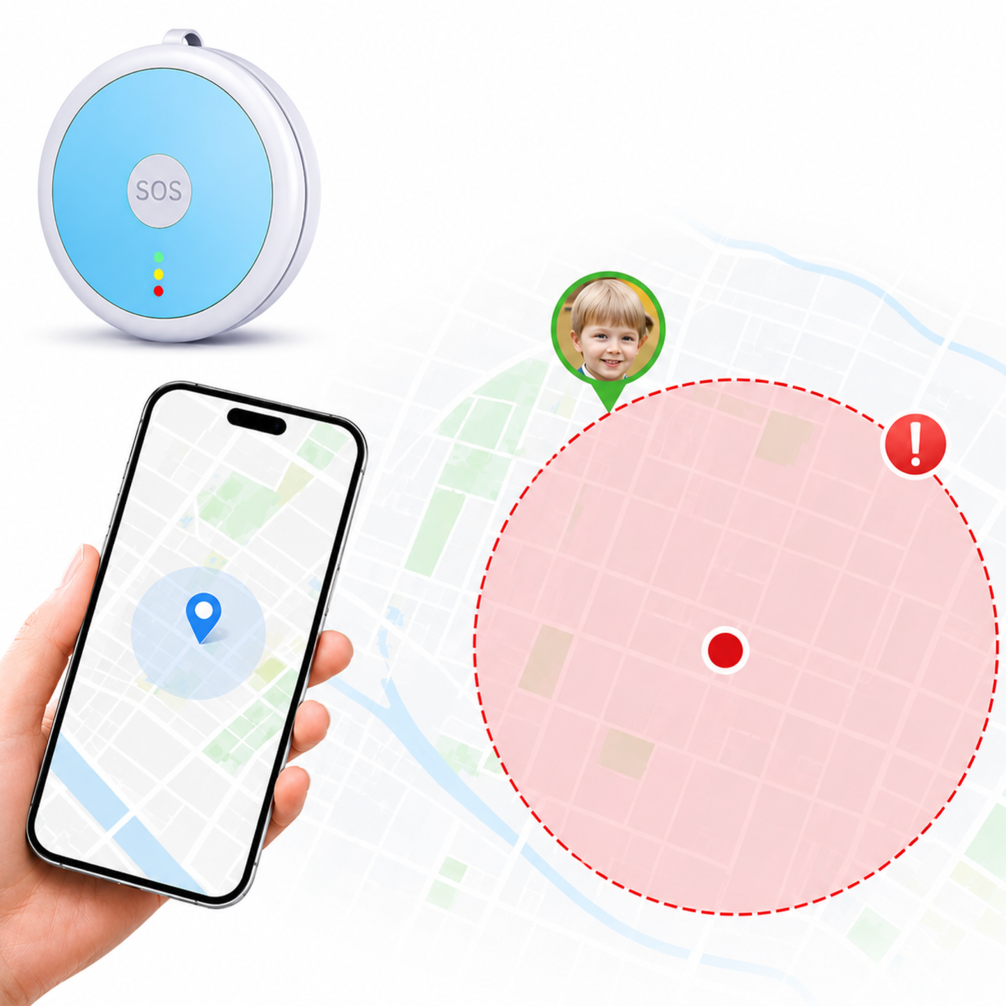 CPR Guardian Pendant Alarm with SOS, GPS, 4G Emergency Alert Button with Two-Way Calling & Live Location Tracking
